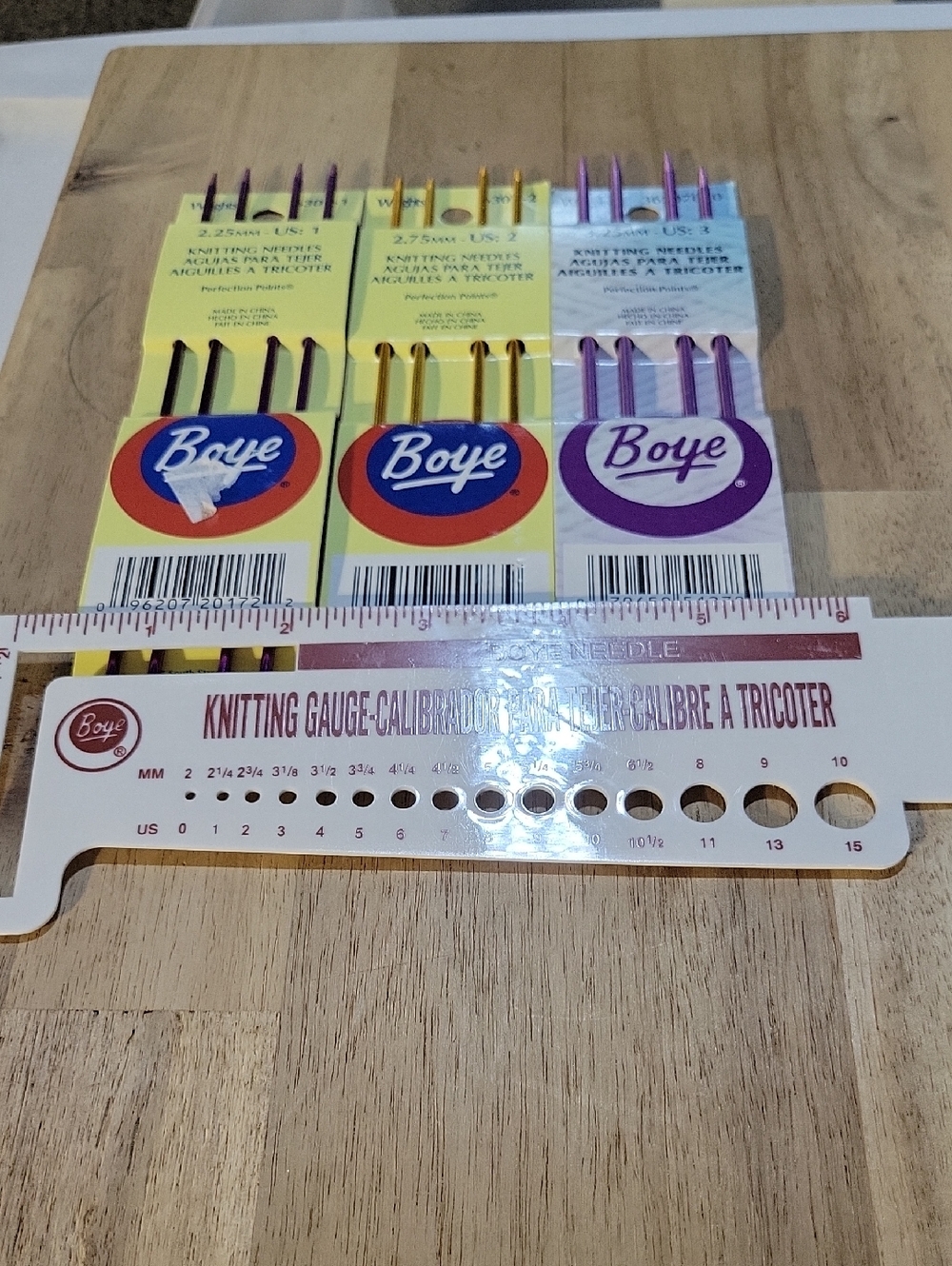 Double-Pointed Knitting Needles Set 3 Sets